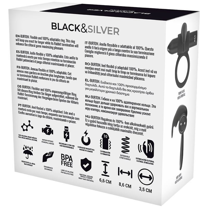 BLACKSILVER- BURTON CONTROL REMOTO COCKRING WATCHME - Imagen 5