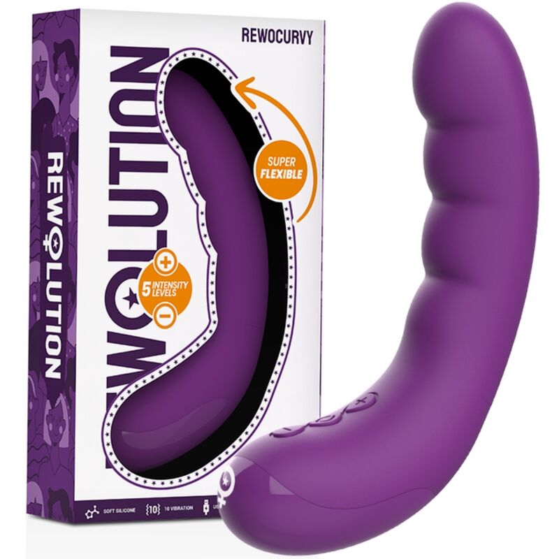 REWOLUTION REWOCURVY VIBRADOR FLEXIBLE RECARGABLE - Imagen 3