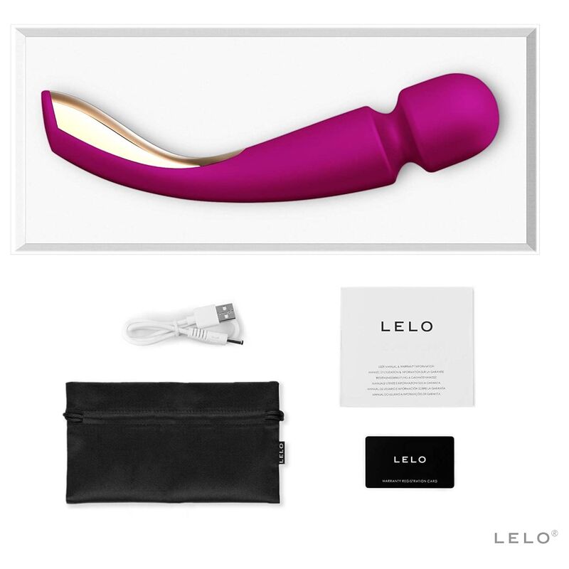 LELO MASAJEADOR SMART WAND MEDIUM 2 DEEP ROSE - Imagen 5