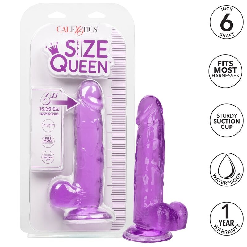 CALEX SIZE QUEEN DILDO - LILA 15.3 CM - Image 2