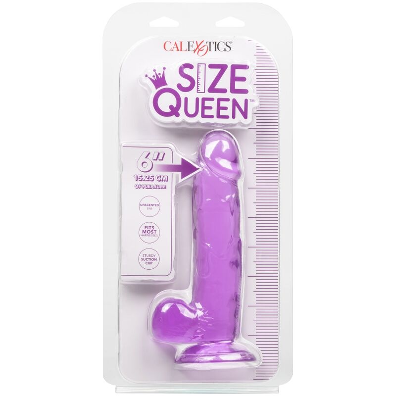 CALEX SIZE QUEEN DILDO - LILA 15.3 CM - Image 4