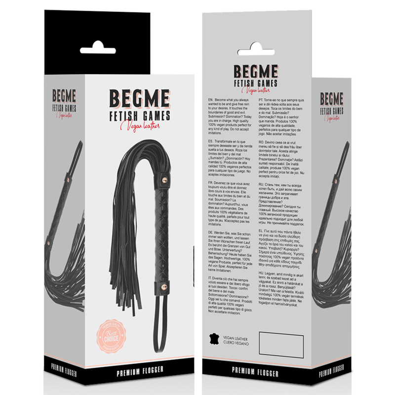 BEGME - BLACK EDITION LATIGO CUERO VEGANO - Image 4