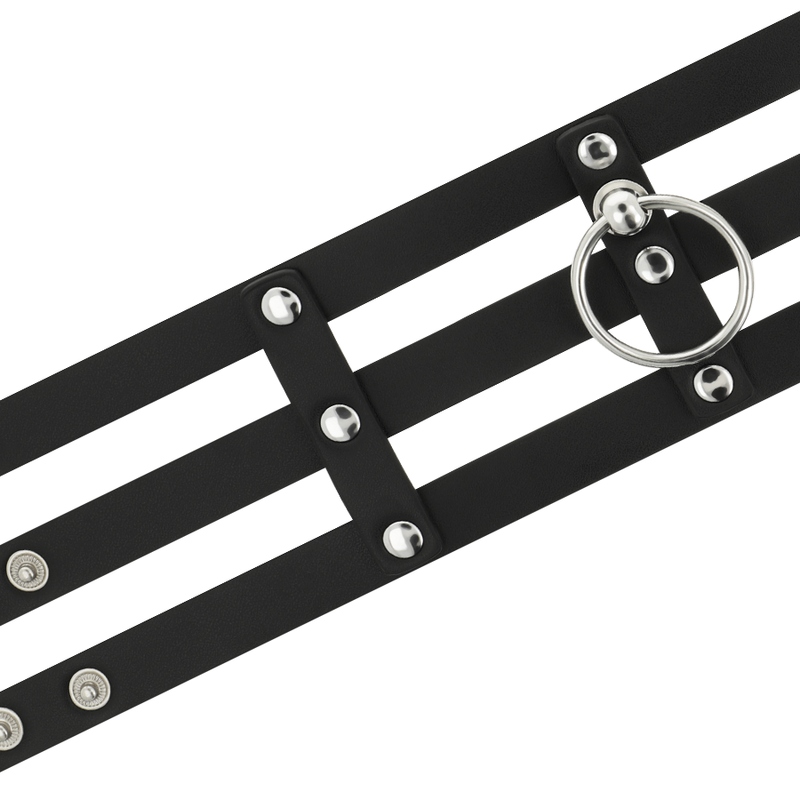 COQUETTE CHIC DESIRE - CHOKER CUERO VEGANO ESTILO FETISH - Image 4