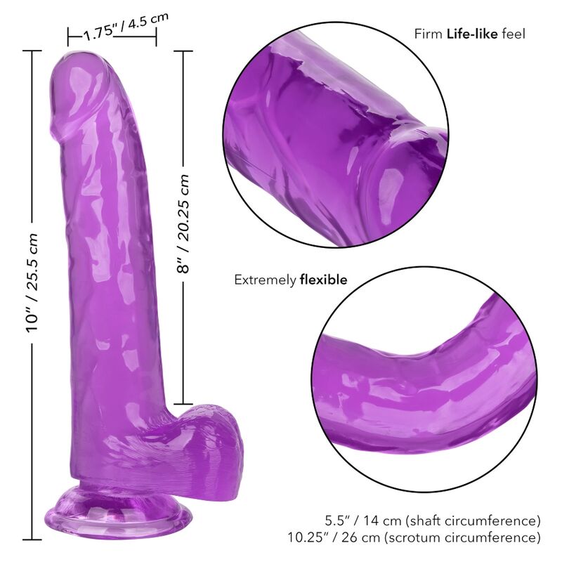 CALEX SIZE QUEEN DILDO - LILA 20.3 CM - Image 5