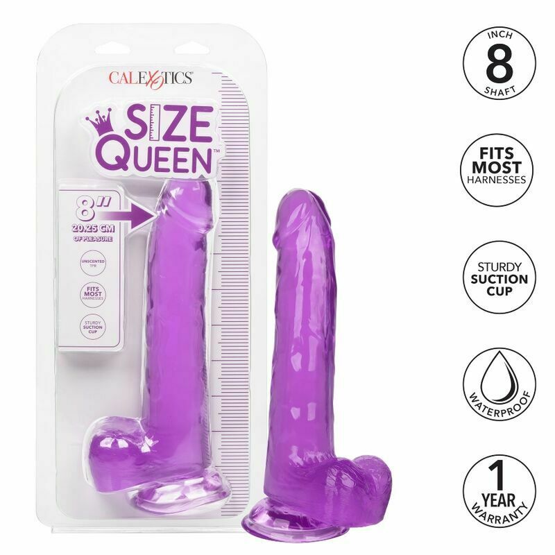 CALEX SIZE QUEEN DILDO - LILA 20.3 CM - Image 2