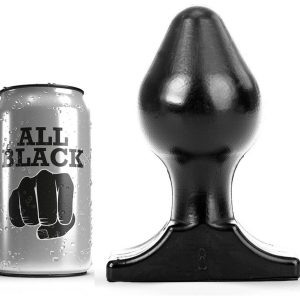 ALL BLACK - ANAL PLUG 16X8 CM
