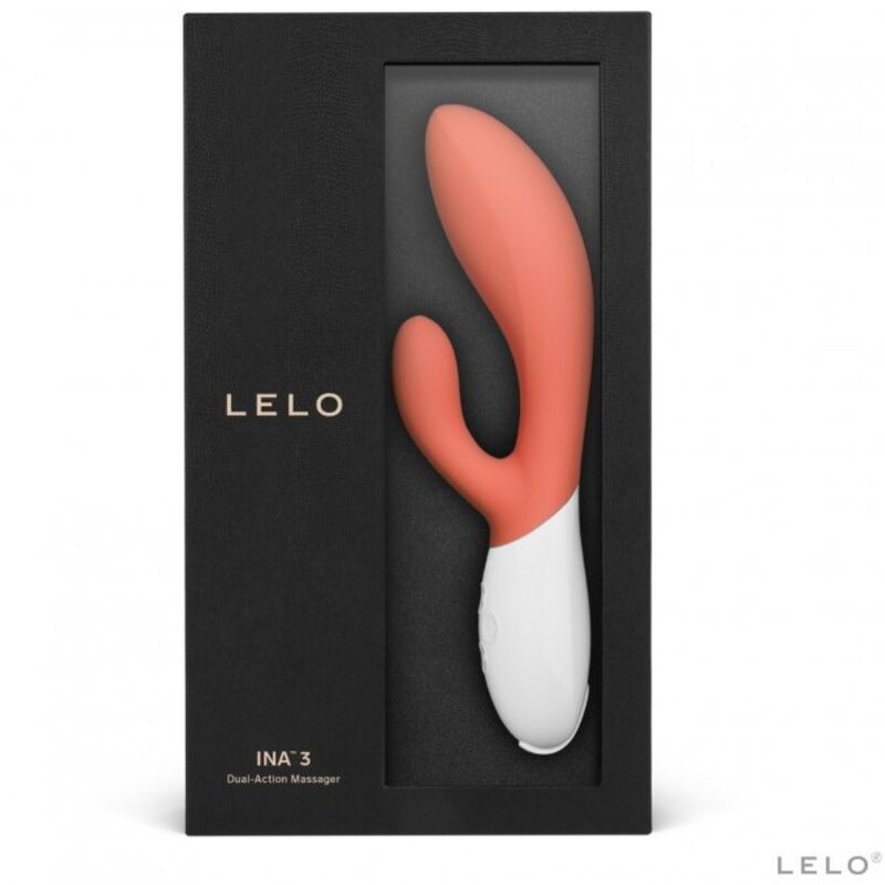 LELO INA 3 VIBRADOR RABBIT LUJO CORAL - Imagen 3