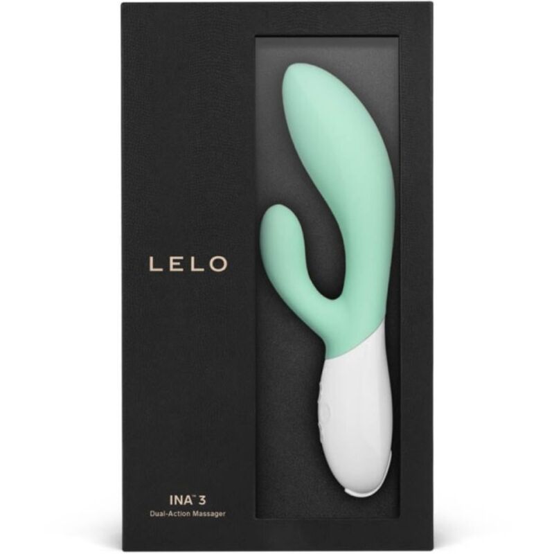 LELO INA 3 VERDE VIBRADOR RABBIT LUJO SEAWEED - Imagen 5