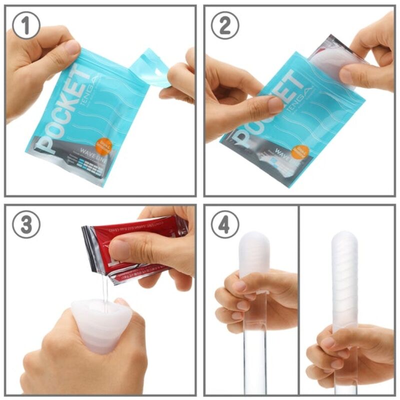 TENGA CRYSTAL MIST MASTURBADOR POCKET - Imagen 3