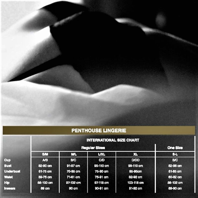 PENTHOUSE TOO HOT TO BE REAL TANGA NEGRO S/M - Imagen 3