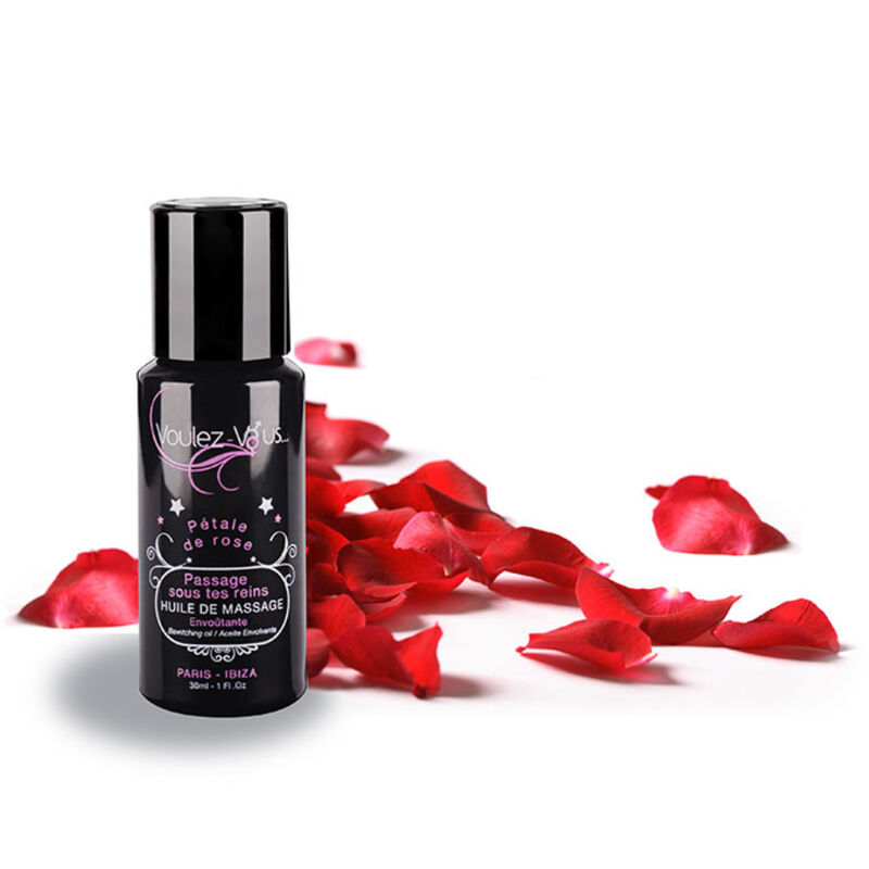 VOULEZ-VOUS ACEITE DE MASAJE CAUTIVADOR  - PÉTALOS DE ROSA 30 ML