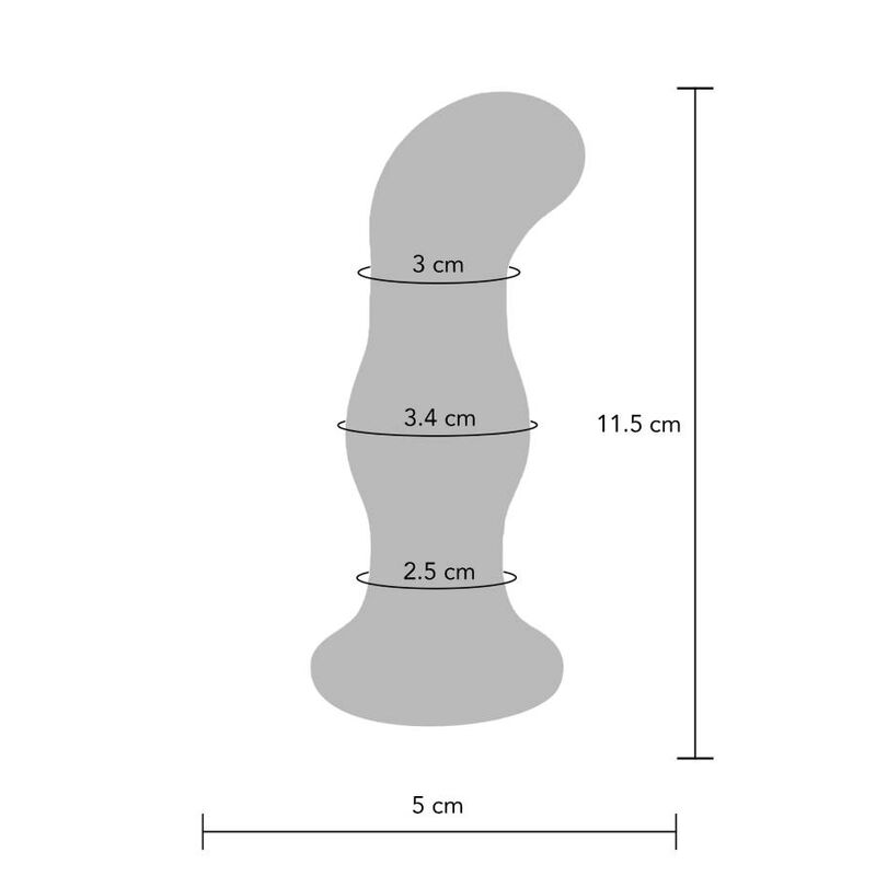 BUTTOCKS THE GLEAMING GLASS BUTTPLUG - Imagen 2