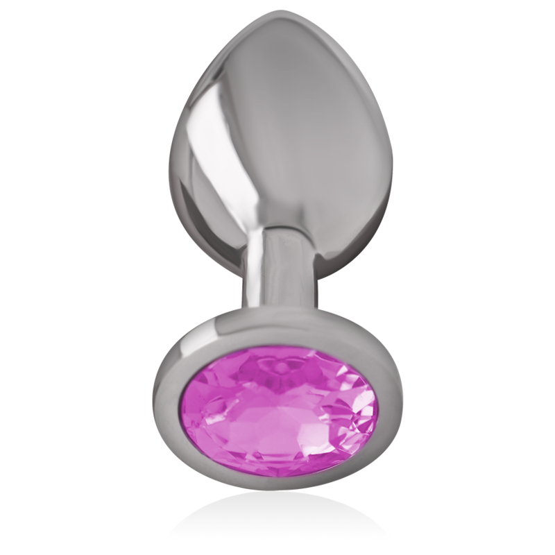 INTENSE - PLUG ANAL METAL ALUMINIO CON CRISTAL ROSA TALLA M - Image 3