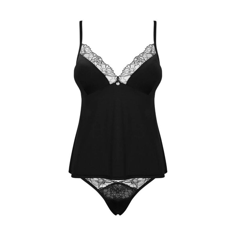 OBSESSIVE - BELLA ROU TOP PANTIES XS/S - Imagen 5