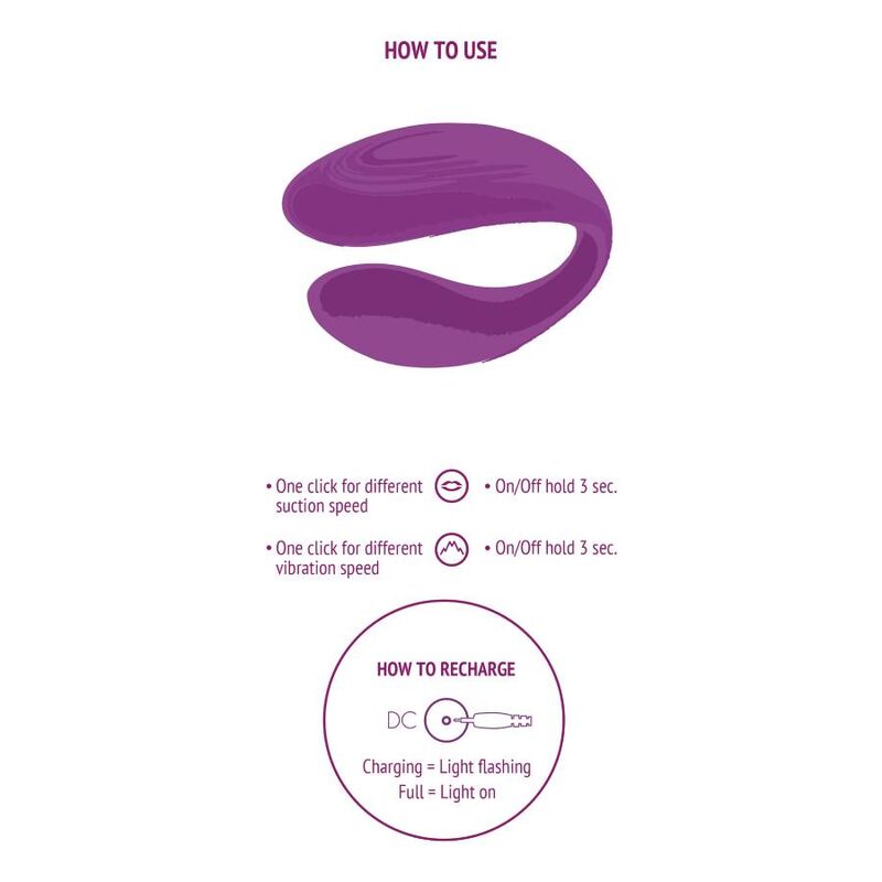 XOCOON - BOUND LOVE VIBRADOR PARA PAREJAS MORADO - Image 5