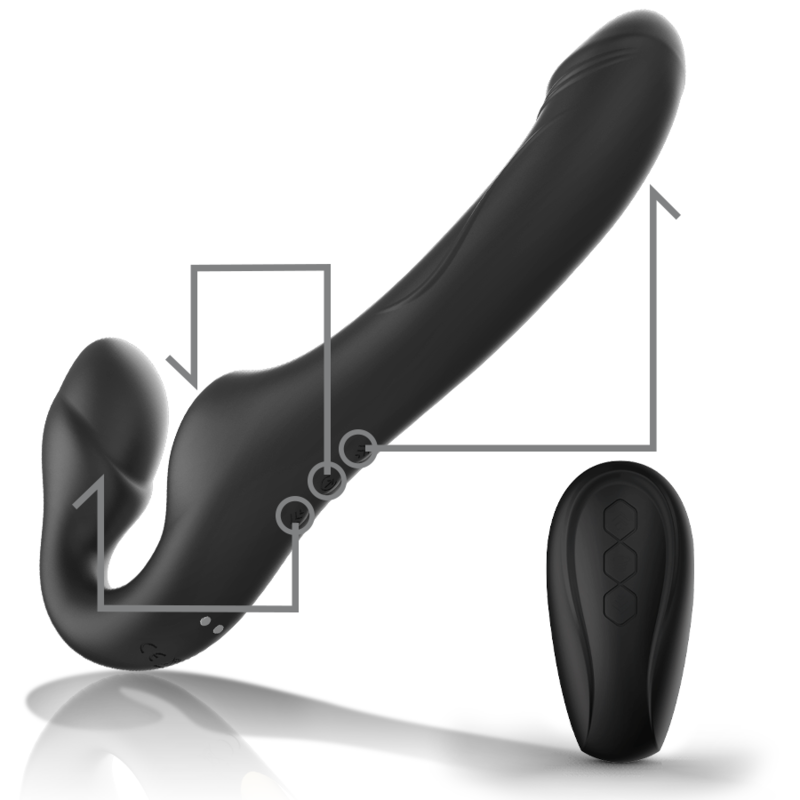 IBIZA - VIBRADOR STRAPLESS CON PULSADOR CONTROL REMOTO 3 MOTORES 1000 COMBINACIONES. - Image 5