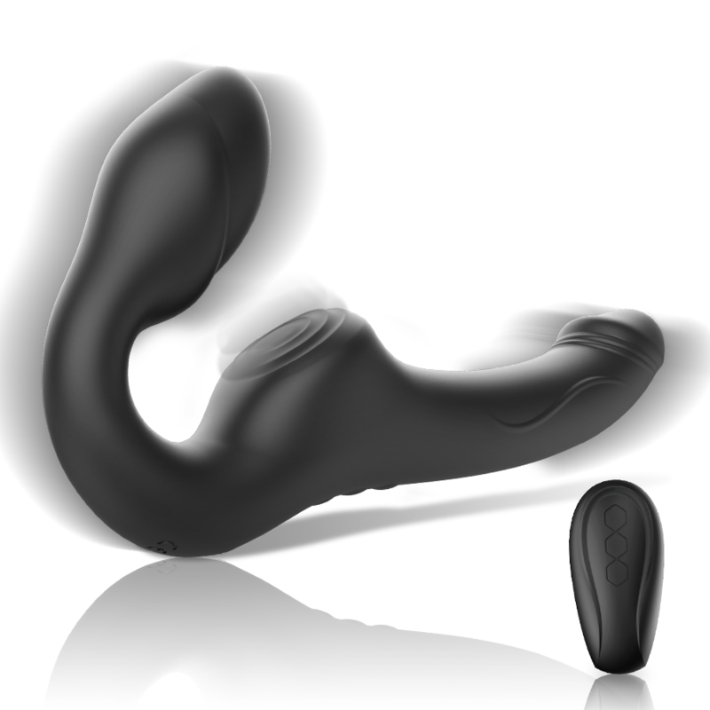 IBIZA - VIBRADOR STRAPLESS CON PULSADOR CONTROL REMOTO 3 MOTORES 1000 COMBINACIONES. - Image 4
