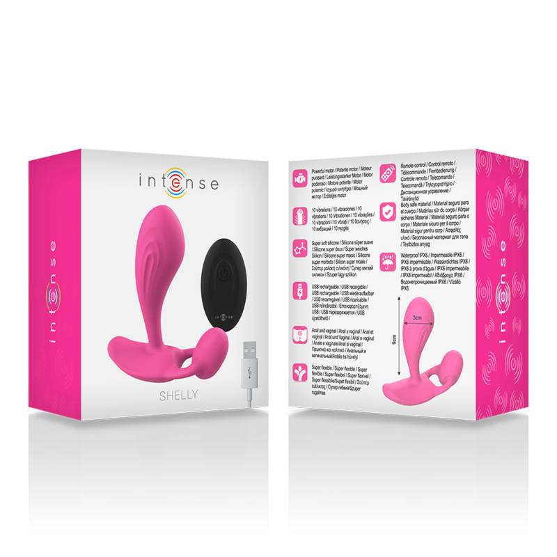 INTENSE - SHELLY PLUG ANAL CONTROL REMOTO ROSA - Imagen 5
