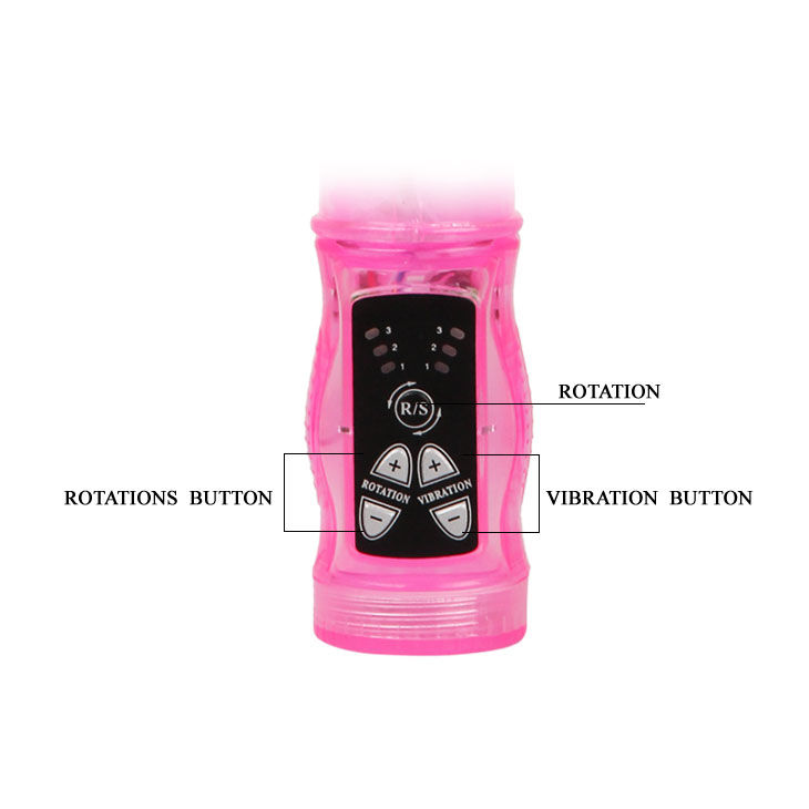 MINI ROTADOR RABBIT ROSA C/SUPERESTIMULADOR - Imagen 5