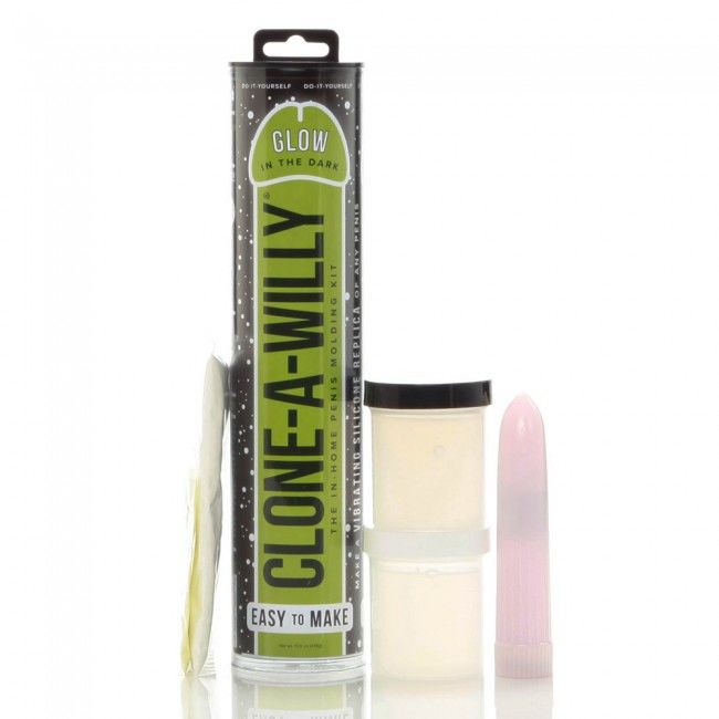 CLONE A WILLY - CLONADOR PENE VERDE LUMINISCENTE CON VIBRADOR - Imagen 5