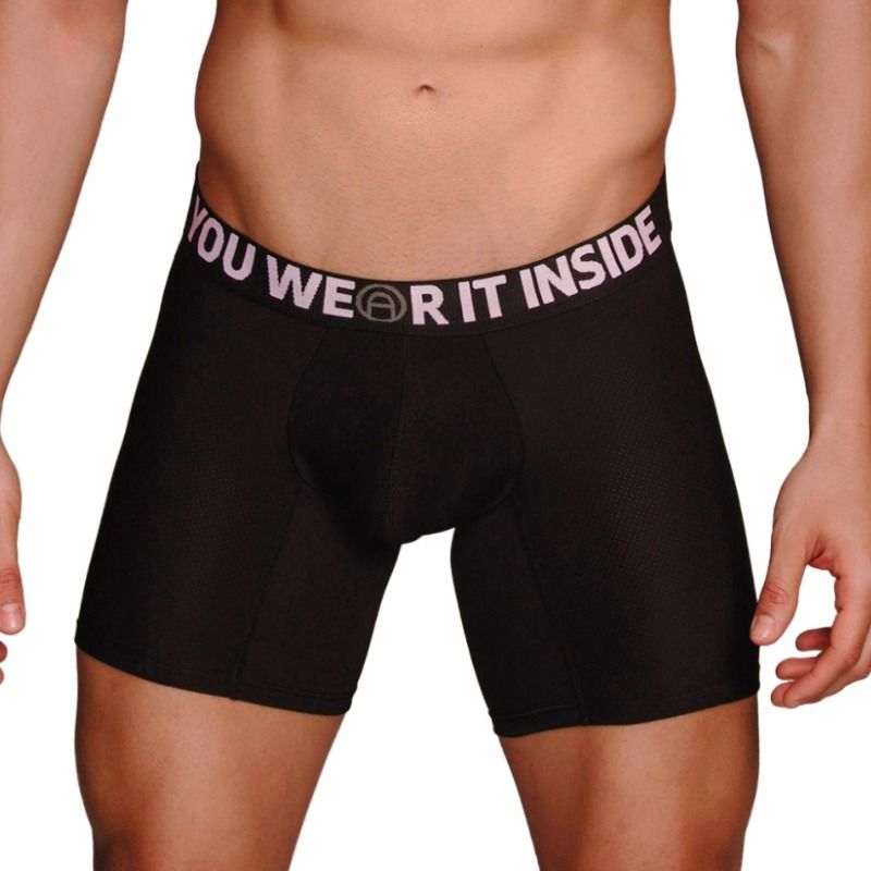 MACHO - MS077 BOXER DEPORTIVO LARGO NEGRO TALLA S - Image 3