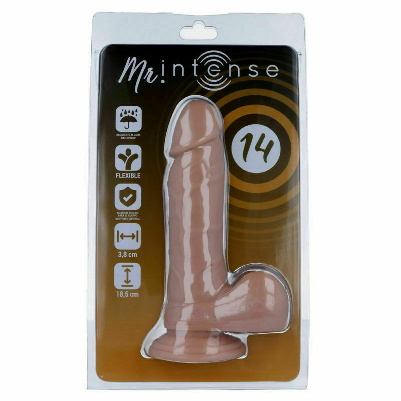MR INTENSE - 14 PENE REALISTICO 18.5 -O- 3.8CM - Imagen 2