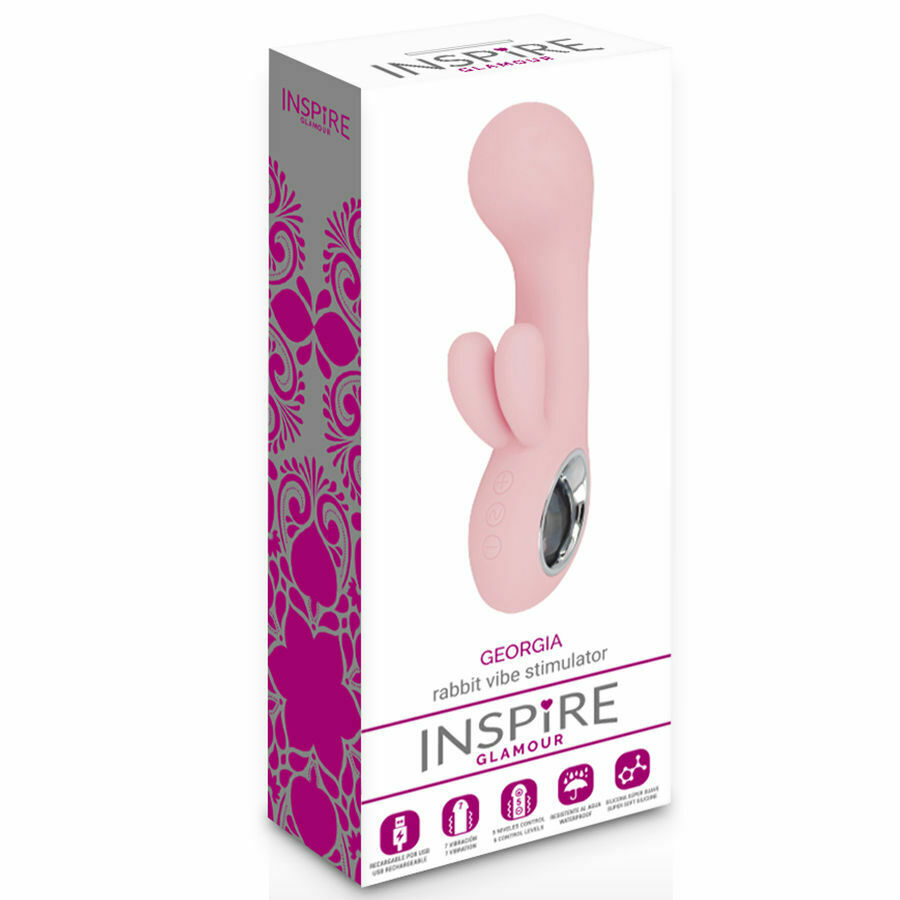 INSPIRE GLAMOUR GEORGIA VIBRADOR ROSA - Imagen 3