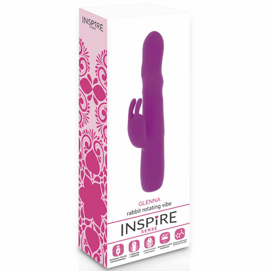 INSPIRE GLENNA VIBRATOR RABBIT ROTADOR LILA - Imagen 3