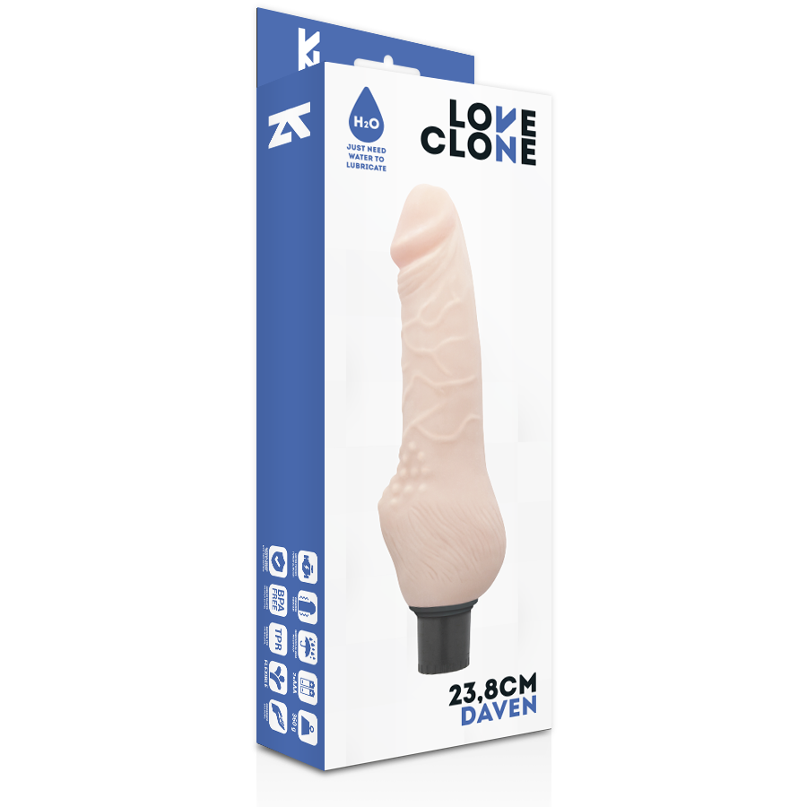LOVECLONE DAVEN SELF LUBRICATION REALISTICO 23.8 CM - Image 4