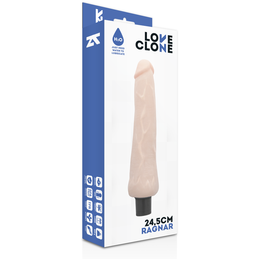 LOVECLONE RAGNAR SELF LUBRICATION VIBRADOR 24.5CM - Image 4
