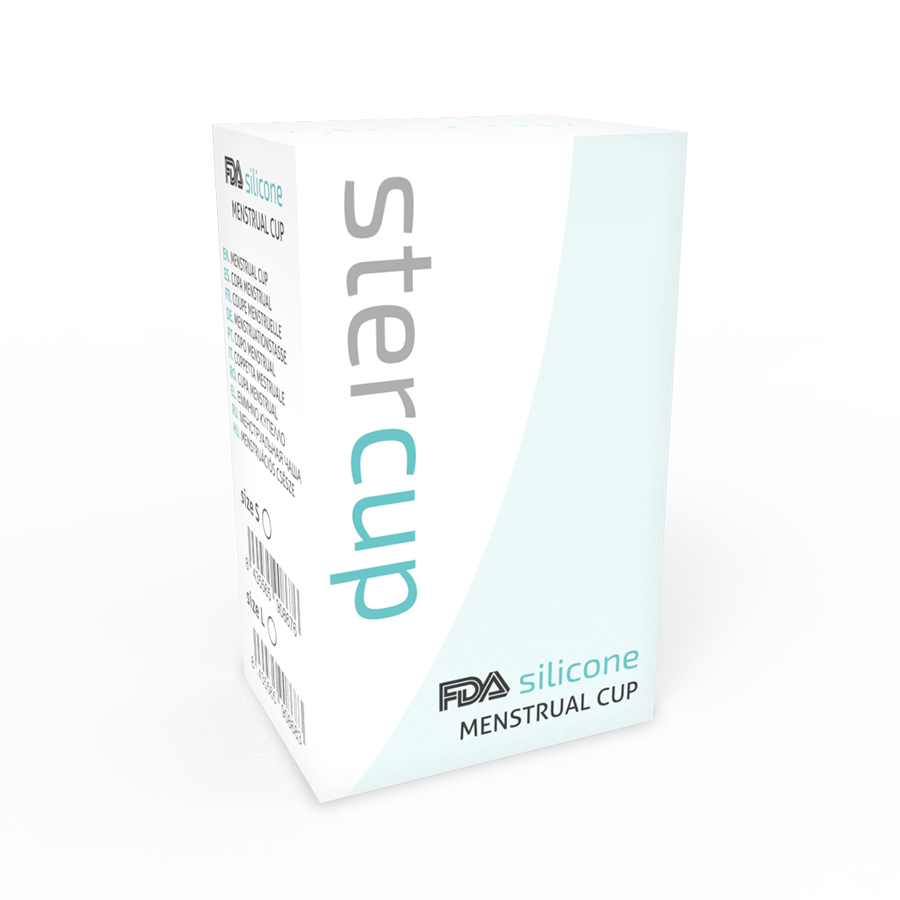 STERCUP COPA MENSTRUAL FDA SILICONE TALLA L ROSA
