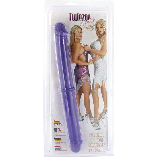 SEVENCREATIONS DOBLE PENE DE 30 CM MORADO - Imagen 2