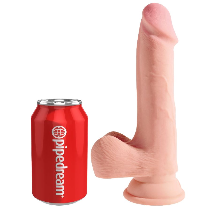 KINGCOCK DILDO TRIPLE DENSIDAD 18.4 CM - Imagen 2