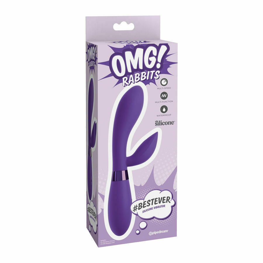 OMG BESTEVER SILICONE VIBRATOR LILA - Image 2