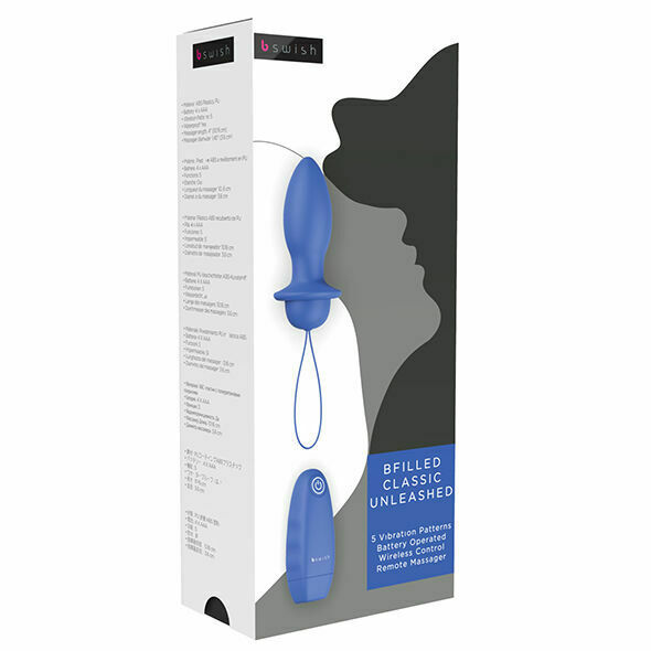 B SWISH - BFILLED CLASSIC VIBRATING PLUG DENIM - Imagen 2