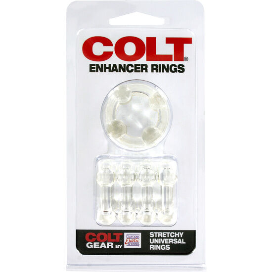 COLT ENHANCER RINGS ANILLOS PARA EL PENE TRANSPARENTES - Imagen 2