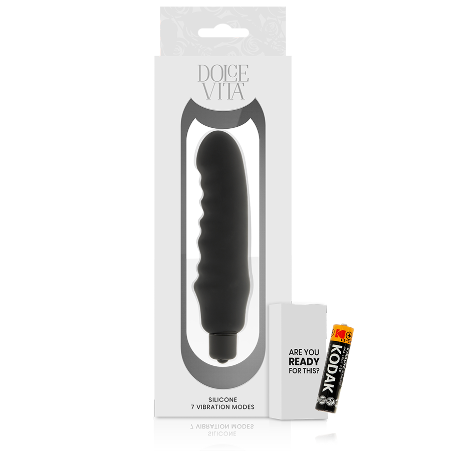 DOLCE VITA - GENIUS VIBRADOR SILICONA NEGRO - Image 2