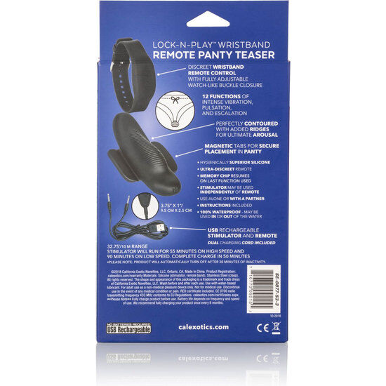 CALEX PANTY TEASER BALA CON PULSERA DE CONTROL - Imagen 3
