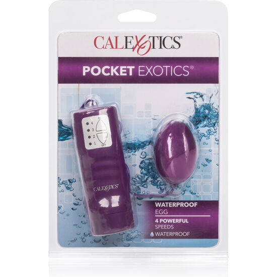 CALEX POCKET HUEVO VIBRADOR MORADO 4V - Imagen 2