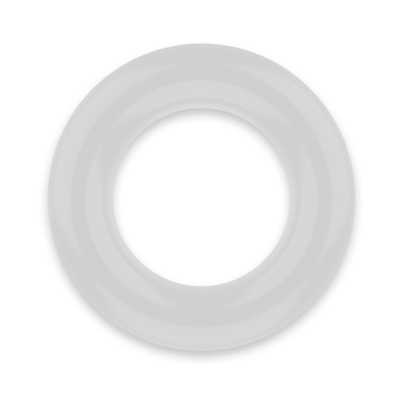 POWERING- SUPER FLEXIBLE Y RESISTENTE ANILLO PENE  4.8CM PR05 CLEAR