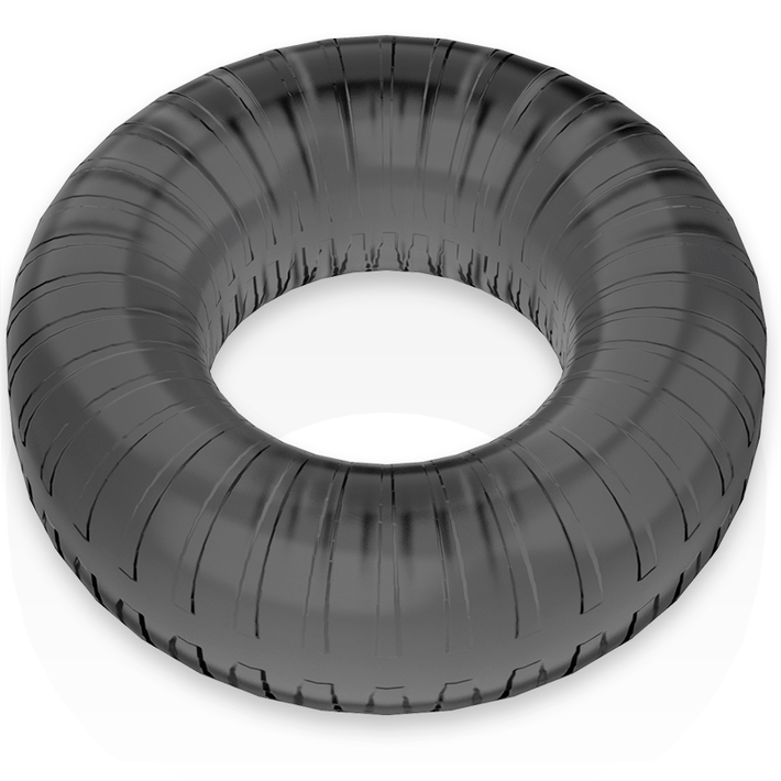 POWERING- SUPER FLEXIBLE Y RESISTENTE ANILLO PENE  4.5CM PR07 NEGRO