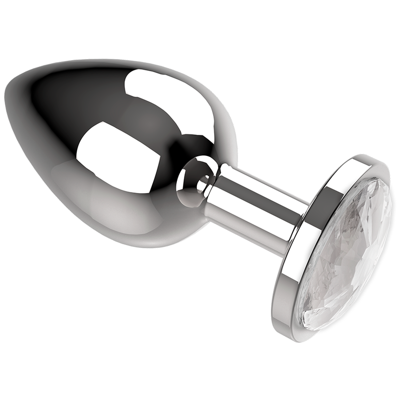 COQUETTE CHIC DESIRE - PLUG ANAL DE METAL TALLA L CRISTAL CLEAR 4 X 9CM - Image 5