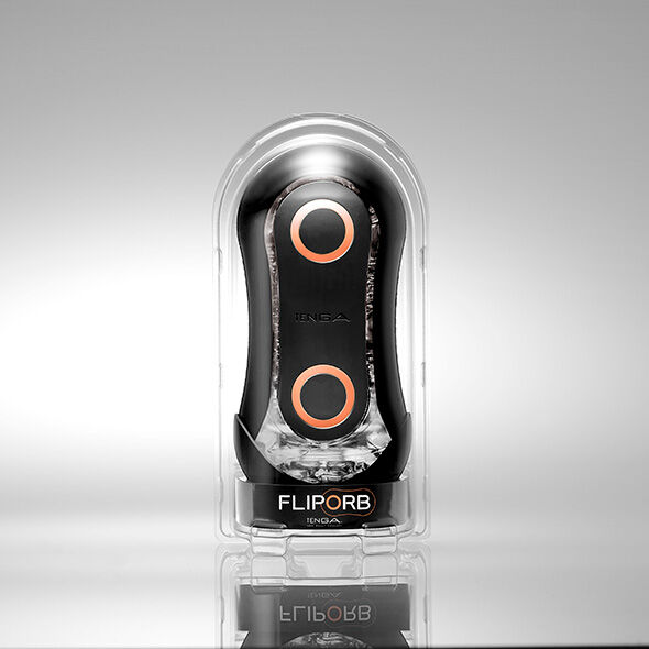 TENGA FLIP ORB STRONG MASTURBADOR CRASH NARANJA - Imagen 2