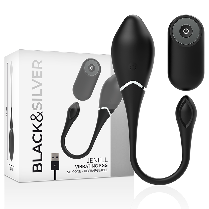 BLACKSILVER- JENELL HUEVO VIBRADOR RECARGABLE - Imagen 3