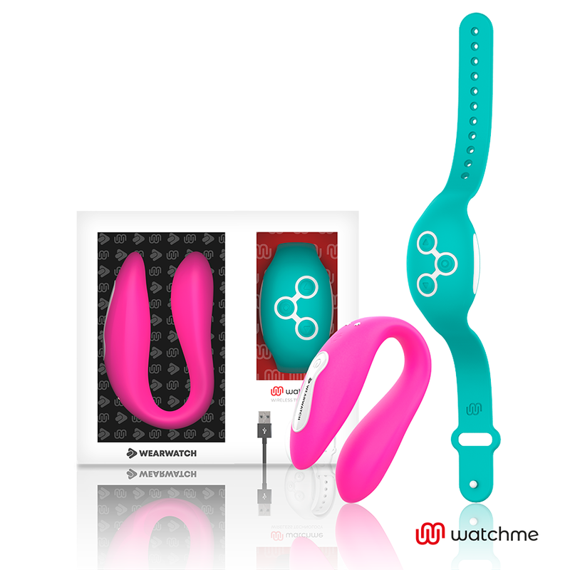 WEARWATCH - VIBRADOR DUAL TECHNOLOGY WATCHME FUCSIA / AGUA MARINA - Image 2